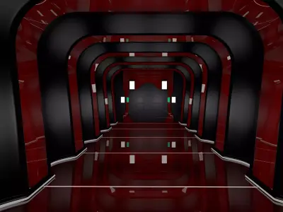 Sci Fi Tunnel  3D model
