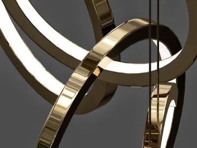 RING chandelier 3D model