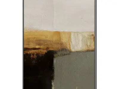 Abstract Painting Frame set 3D model 758