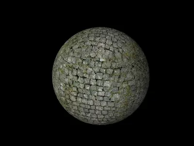 Cobblestone Road  3D model