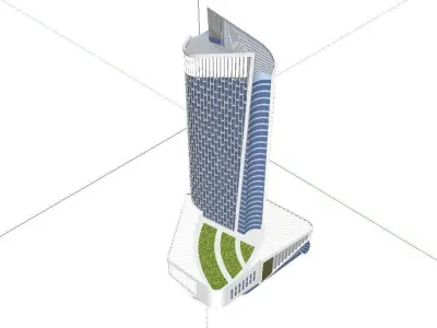 vacation spot-Resort-Fashion Leisure Hotel-0197 3D model
