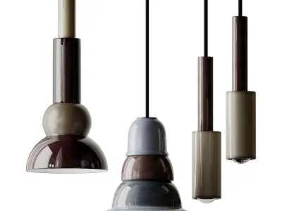 Serax Porcelain Modern Hanging Pendant Lights 3D model
