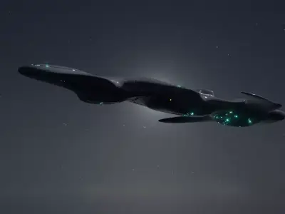 Frigate Spaceship 3D model