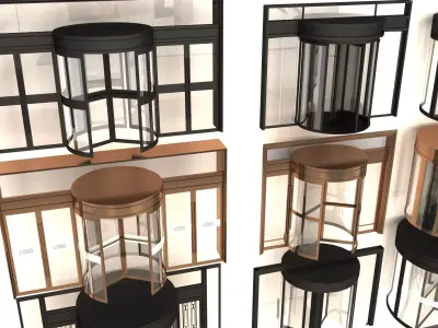 Revolving door  3D model