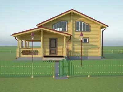 village house Free 3D model