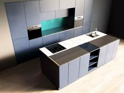 111-Kitchen3 matte 10 3D model