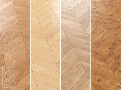 Boen Oak and Ash Parquet Flooring - 5 Pro Layouts  Texture