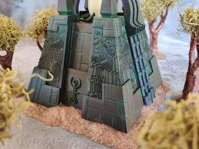 Space Monolith 3D print model