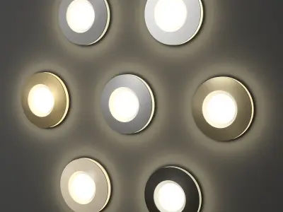 IT-703 Integrator AURA Round Recessed Step Light LED Stair Light Free 3D model