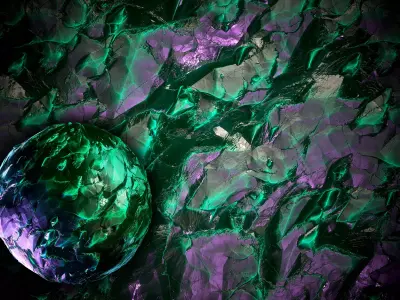 Crystal Materials Mega Bundle-16 - SBsar - Maps - VOL 01 Texture