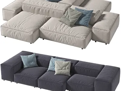 LIVING DIVANI EXTRASOFT 3D model