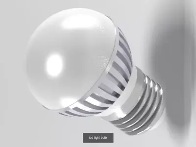 led light bulb 3D Model Pack