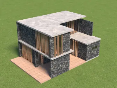 House One 3D model