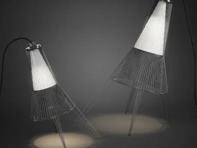 Table Lamp A-Cote by Schema 3D model