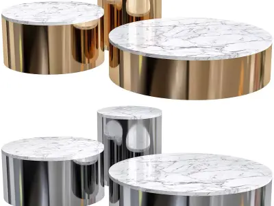 Set Of 3 Tables CITY 3D model