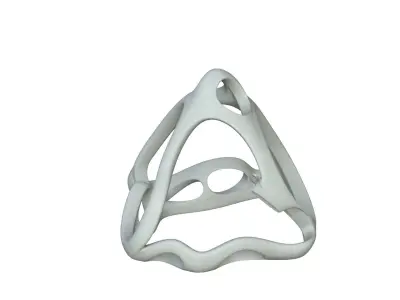 SciFi Cube Object No 64499 Low Poly Shape Low-poly 3D model