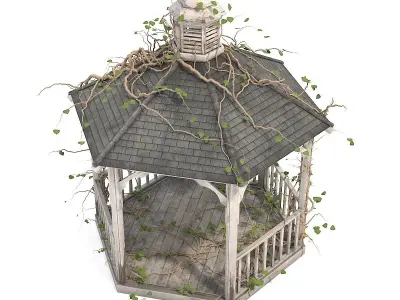 old gazebo 3D model