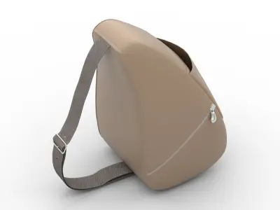 bag - crossbody bag Low-poly 3D model