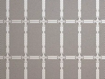 White Metal Grill Transparent PBR Seamless Texture