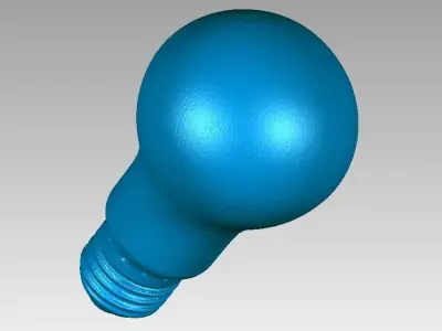 Real Classic E27 Light Bulb Lamp 3D Scan 3D print model