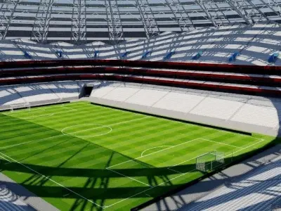 Cosmos Arena - Samara Russia 3D model