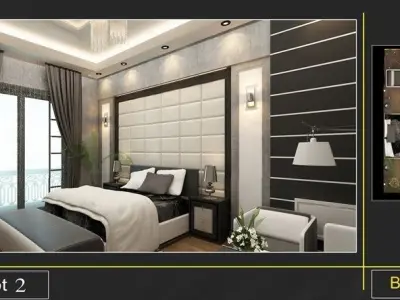 Bedroom interior design  3D model