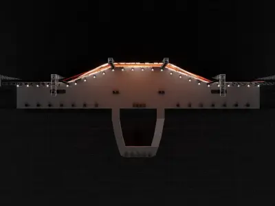 Concert Stage Metallica Slane Castle 2019 3D model