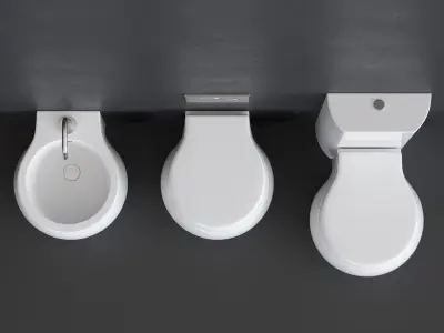 Scarabeo Ceramiche Planet WC art 8401 art 8402 art 8404 3D model