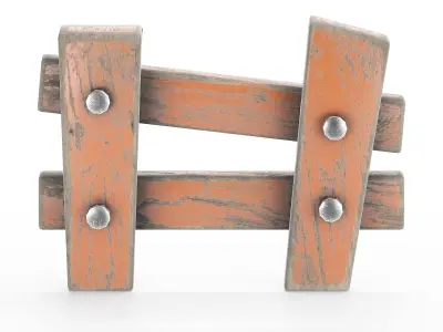 Stylized fance model game rady Low-poly 3D model