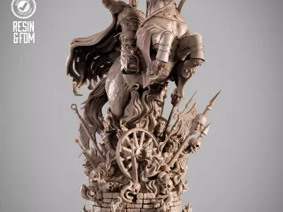 B3DSERK Medieval Spawn Sculpture 3D print model