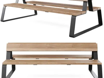 MIO Benches by Furns 3D model
