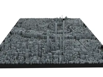 City of Lyon 3D model