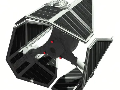 TIE Cyclone 3D model