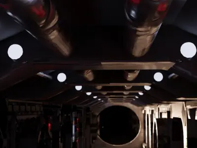 Spaceship Interior 3D model buy