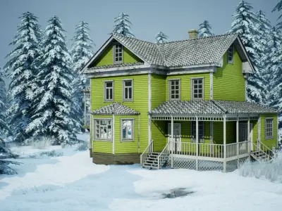 Winter Days - UE4 3D model