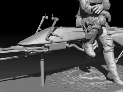 starwars scout trooper 3D print model