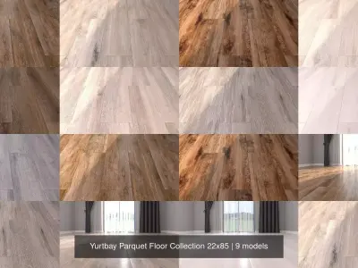 Yurtbay Parquet Floor Collection 22x85 Texture