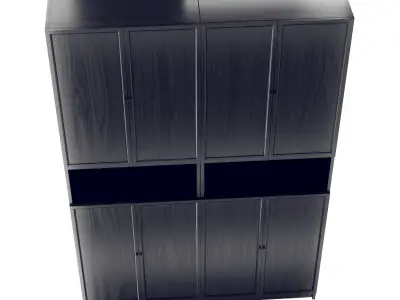 ikea BILLY OXBERG v6 3D model