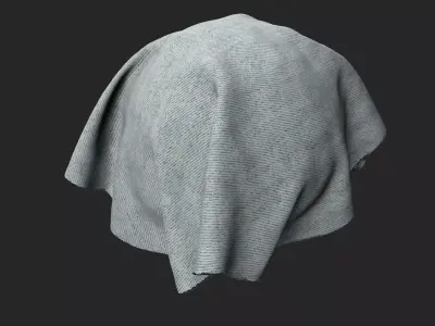 4K Photorealistic Clean Light Blue Denim  Texture