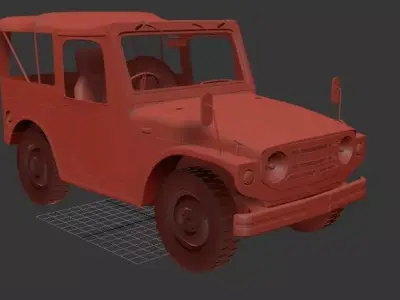 Suzuki Jimny Mk1 LJ10 1970 3D print model