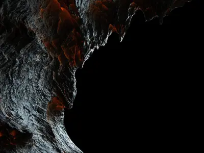 3D model High Detailed Fantastic Cave Scene - Model 3D model