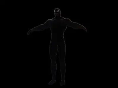 Venom panther - 3D model