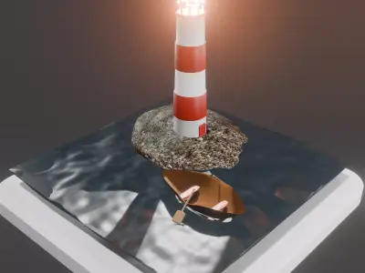 Lighthouse 3D model