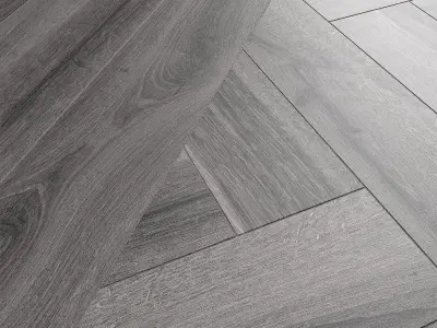 Skogen dark grey Floor Tile 3D model