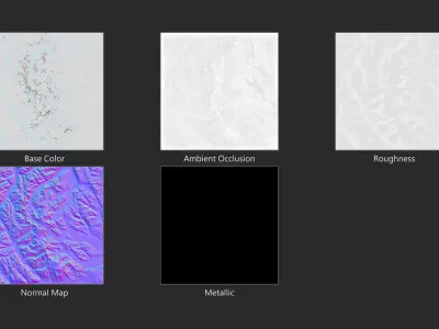  Large scale tundra PBR landscapes 