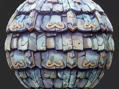 Stylized Roof Seamless Texture  Texture