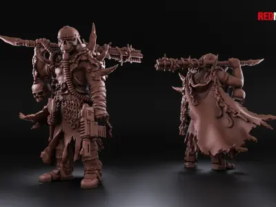 Renegade Death Division - Commander - Heretics 3D print model