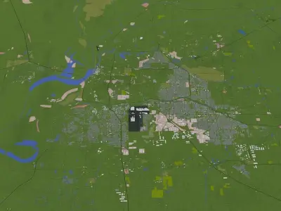 Memphis City USA Low-poly 3D model