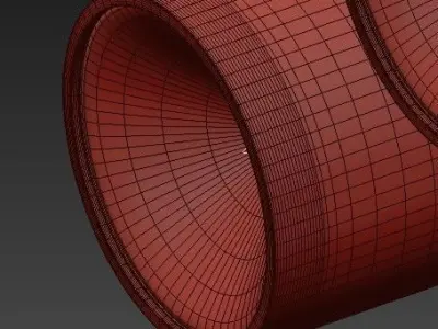 Twin 2 Light Outdoor Spotlight 3D model