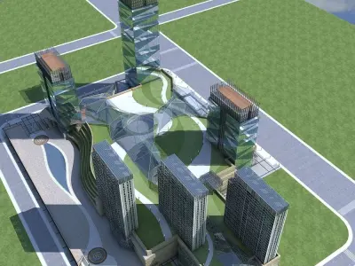 Cityscape 7 3D model